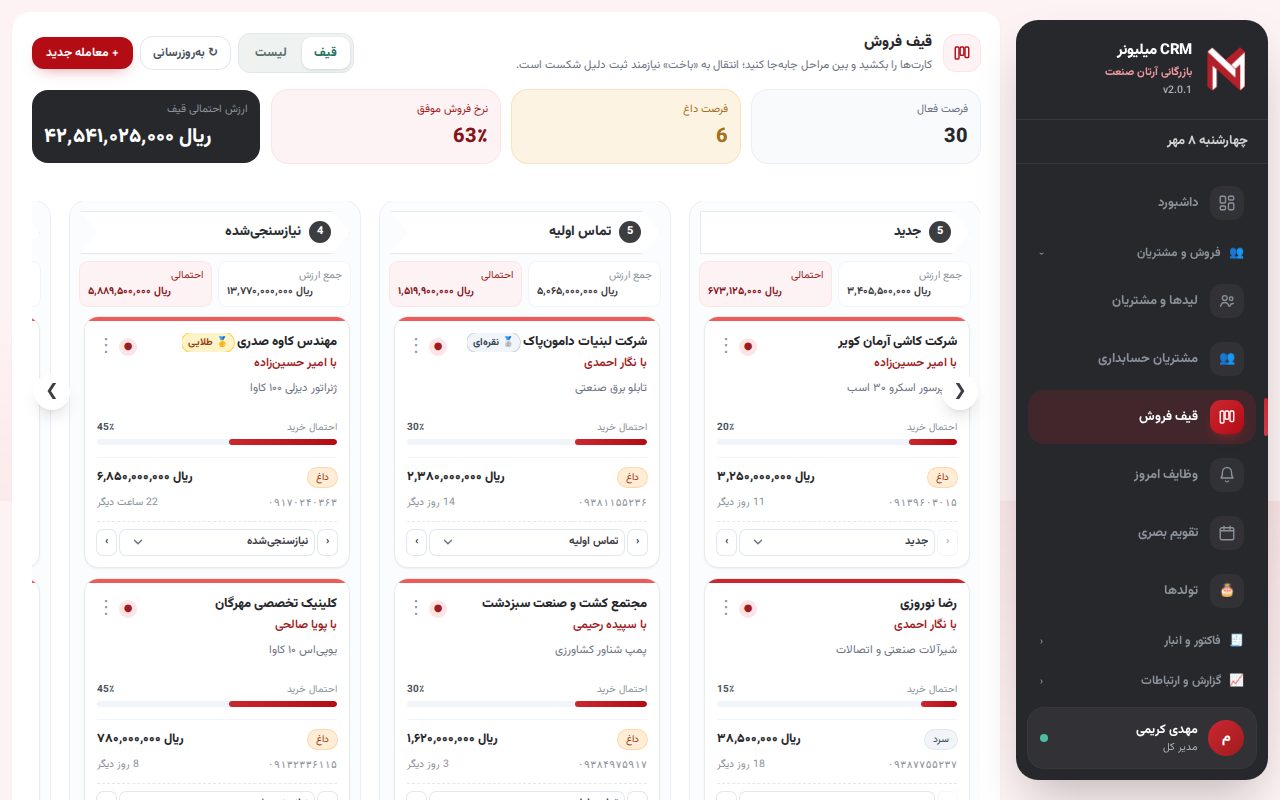 CRM میلیونر، نسخهٔ دسکتاپ